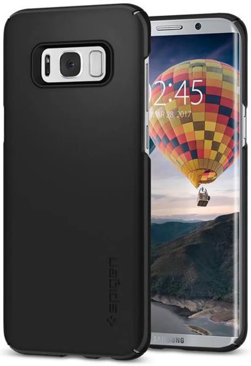 Thin Fit Case Samsung Galaxy S8 Plus de Spigen en Noir – photo produit