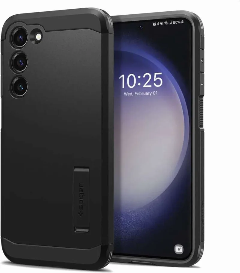 Tough Armor Samsung Galaxy S23 Plus Hoesje Back Cover de Spigen en Noir – photo produit