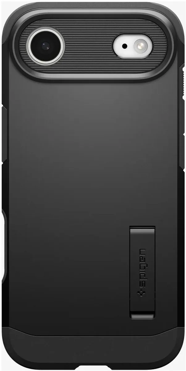 Tough Armor T MagFit - Hoesje Geschikt voor Apple iPhone Air - Compatibel met MagSafe / Qi2 - Back Cover met Standaard by Spigen in Black – product photo