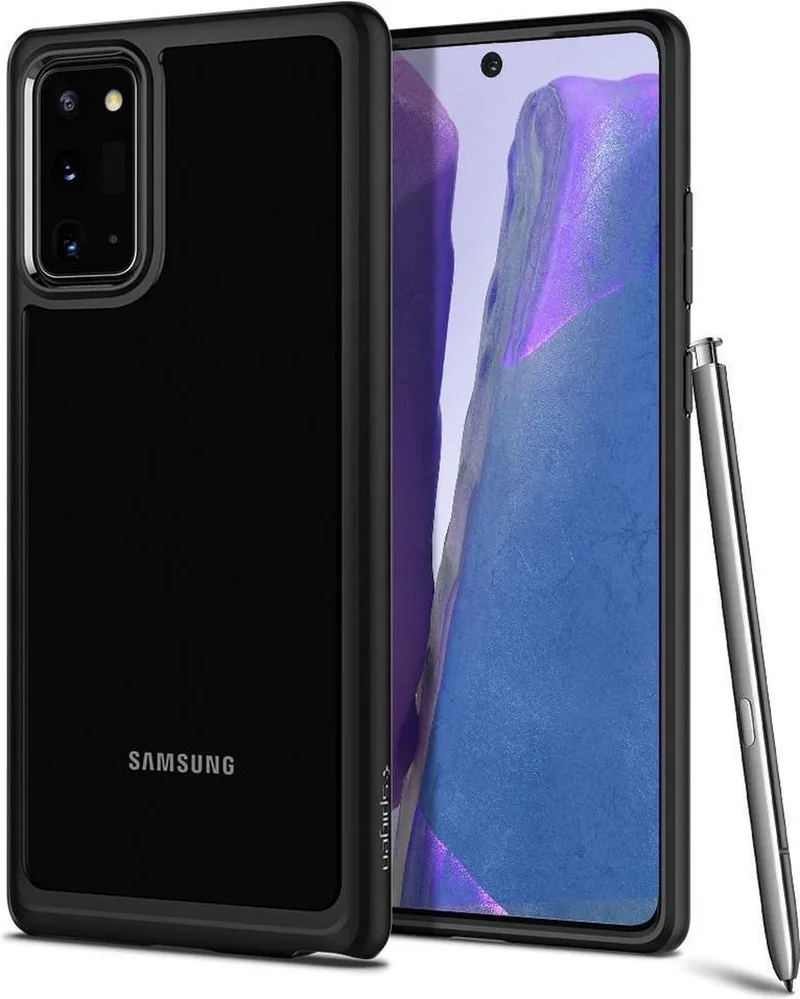 Ultra Hybrid 2 Case Samsung Galaxy Note 20 fra Spigen i Sort – produktbillede