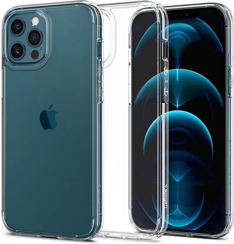 Ultra Hybrid Apple iPhone 12 / 12 Pro Hoesje by Spigen in Transparent – product photo