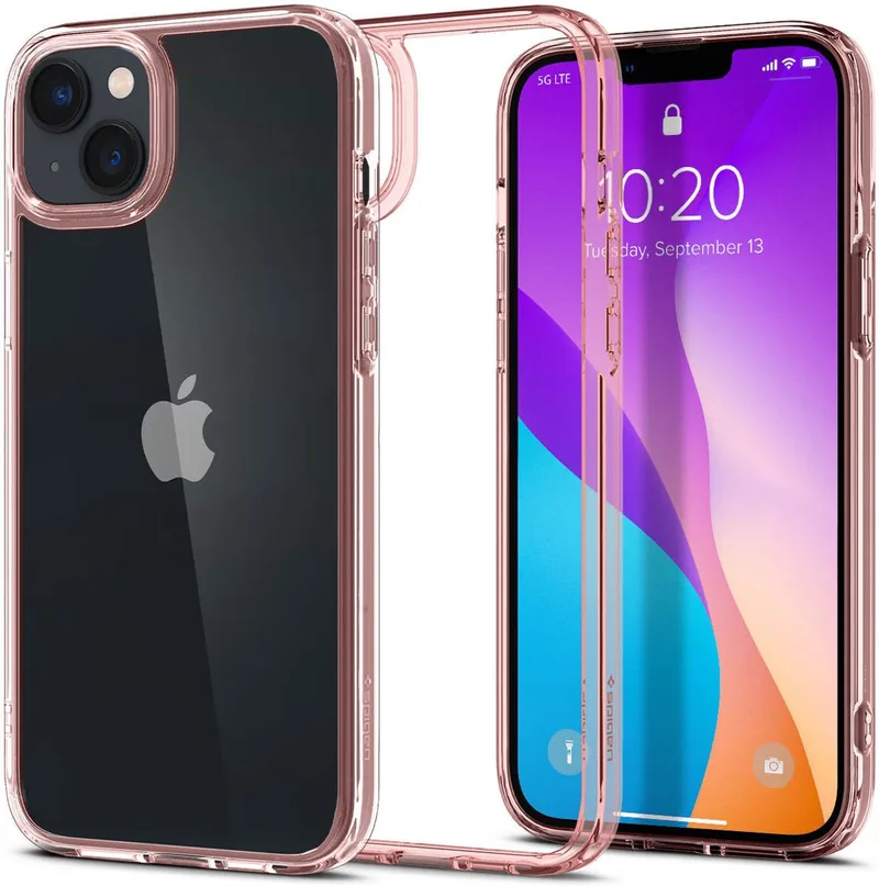 Ultra Hybrid Apple iPhone 14 Plus Hoesje Back Cover by Spigen in Pink – product photo