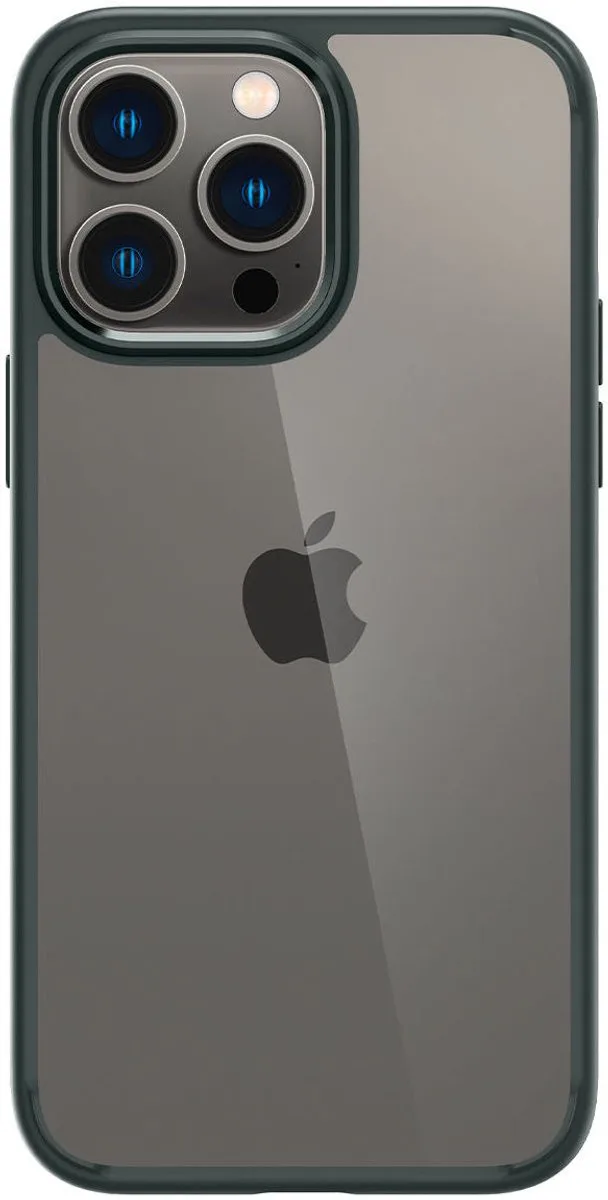 Ultra Hybrid Apple iPhone 14 Pro Max Hoesje von Spigen in Grün – Produktfoto
