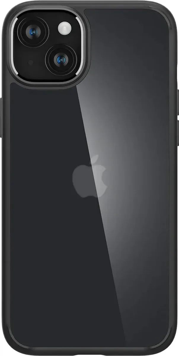 Ultra Hybrid Apple iPhone 15 Plus Hoesje Back Cover van Spigen in Zwart – productfoto