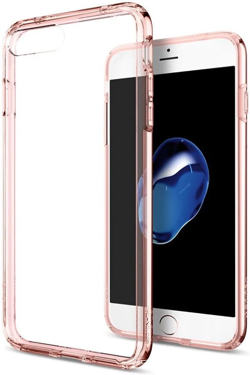 Ultra Hybrid Case Apple iPhone 7 Plus / 8 Plus Rose Crystal by Spigen in Black – product photo