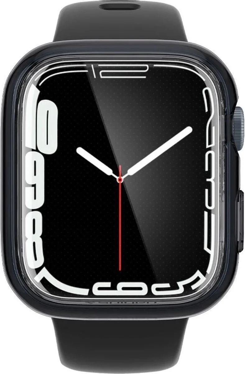 Ultra - Hybrid case voor Apple Watch 7/8/9 - (45 - mm) - transparant - grijs de Spigen en Universeel – photo produit