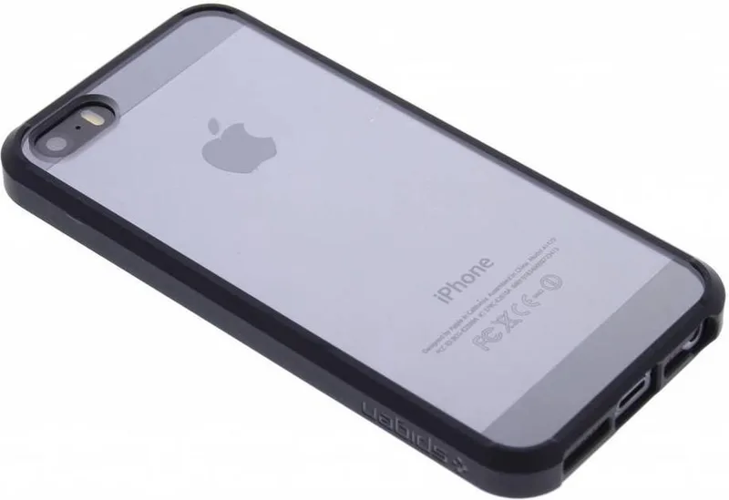 Ultra Hybrid Eco Packaging for iPhone 5 5s SE 2016 von Spigen in Schwarz – Produktfoto