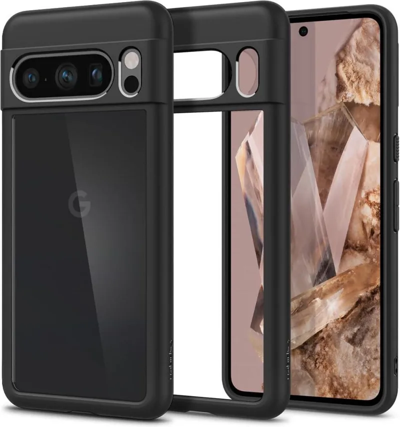 Ultra Hybrid Google Pixel 8 Pro Hoesje Back Cover by Spigen in Black – product photo