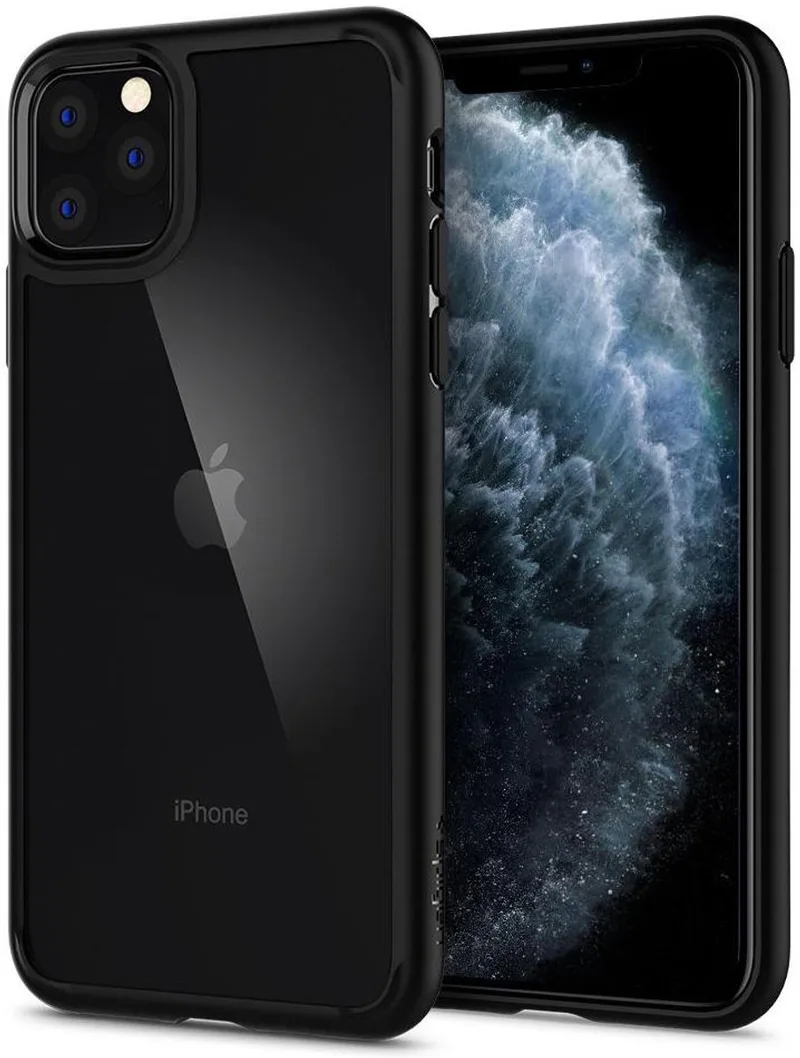 Ultra Hybrid Hoesje Apple iPhone 11 Pro Max by Spigen in Black – product photo