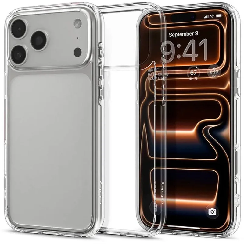 Ultra Hybrid Hoesje Geschikt voor Apple iPhone 17 Pro Max - Back Cover met Air Cushion de Spigen en Transparent – photo produit
