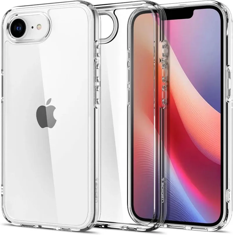 Ultra Hybrid Hoesje Geschikt voor Apple iPhone 17e / 16e - Back Cover met Air Cushion de Spigen en Transparent – photo produit