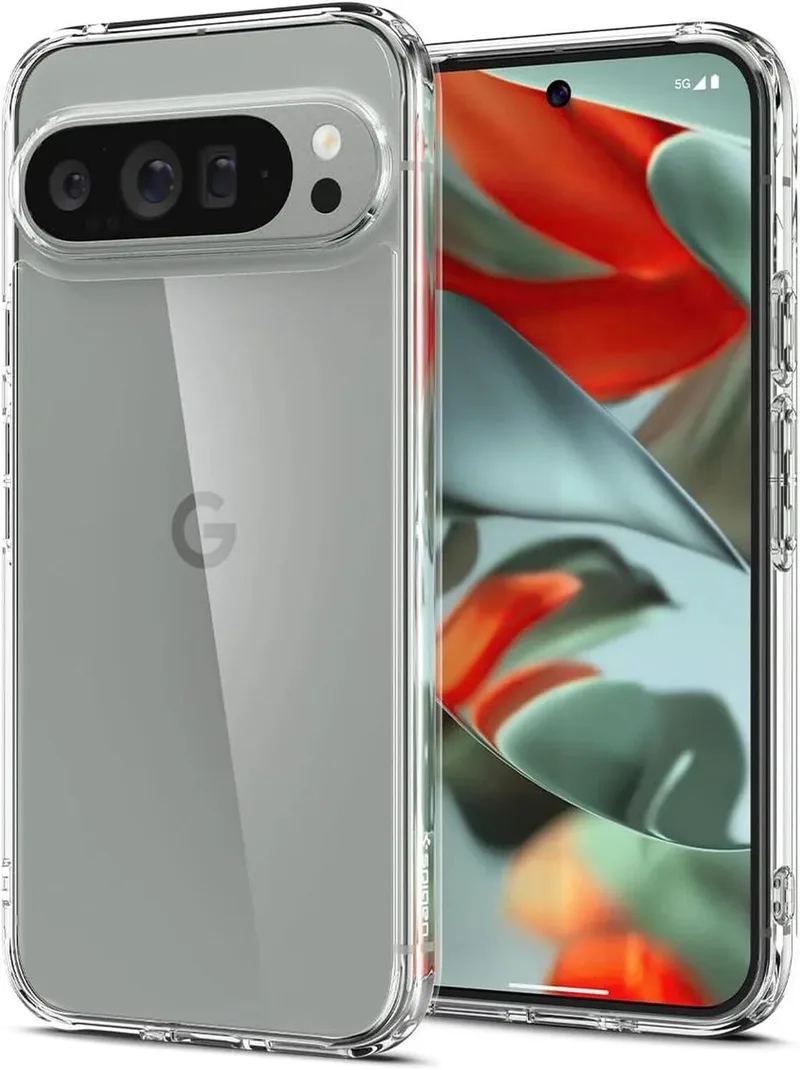 Ultra Hybrid Hoesje Geschikt voor Google Pixel 9 Pro XL - Back Cover met Air Cushion fra Spigen i Gennemsigtig – produktbillede