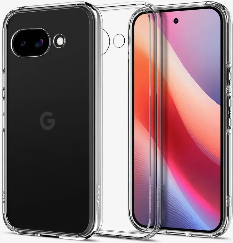 Ultra Hybrid Hoesje Geschikt voor Google Pixel 9a - Back Cover met Air Cushion by Spigen in Transparent – product photo