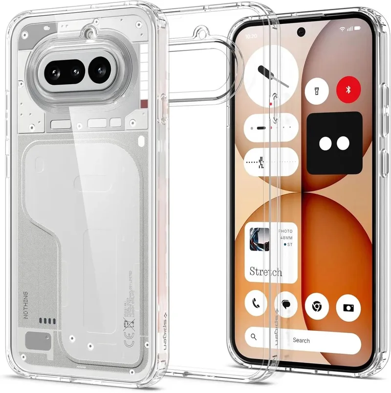Ultra Hybrid Hoesje Geschikt voor Nothing Phone (4a) - Back Cover met Air Cushion von Spigen in Transparent – Produktfoto