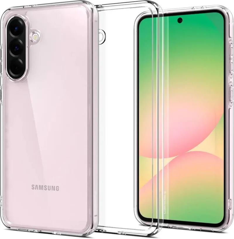 Ultra Hybrid Hoesje Geschikt voor Samsung Galaxy A56 - Back Cover met Air Cushion by Spigen in Transparent – product photo