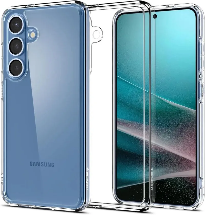 Ultra Hybrid Hoesje Geschikt voor Samsung Galaxy S25 Plus - Back Cover met Air Cushion von Spigen in Transparent – Produktfoto