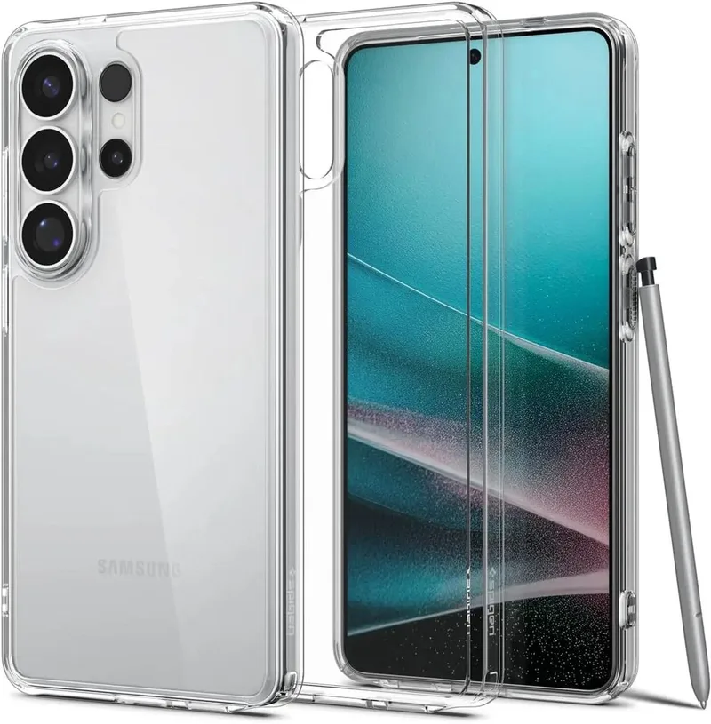 Ultra Hybrid Hoesje Geschikt voor Samsung Galaxy S26 - Back Cover met Air Cushion by Spigen in Transparent – product photo