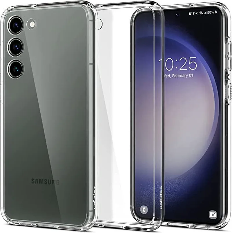 Ultra Hybrid Hoesje Geschikt voor Samsung S23 Plus Back Cover fra Spigen i Gennemsigtig – produktbillede