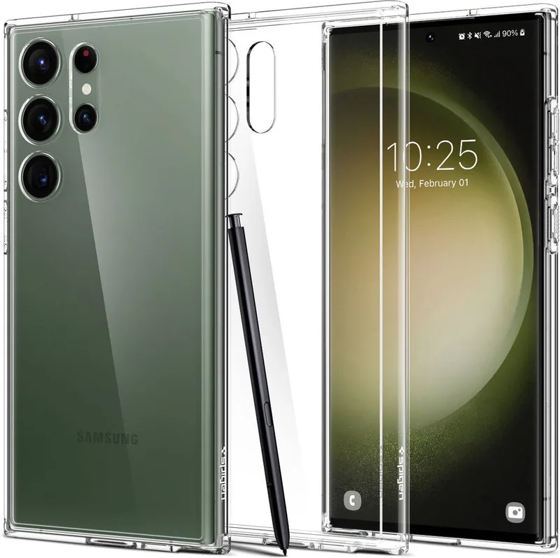 Ultra Hybrid Hoesje Geschikt voor Samsung S23 Ultra Back Cover von Spigen in Transparent – Produktfoto