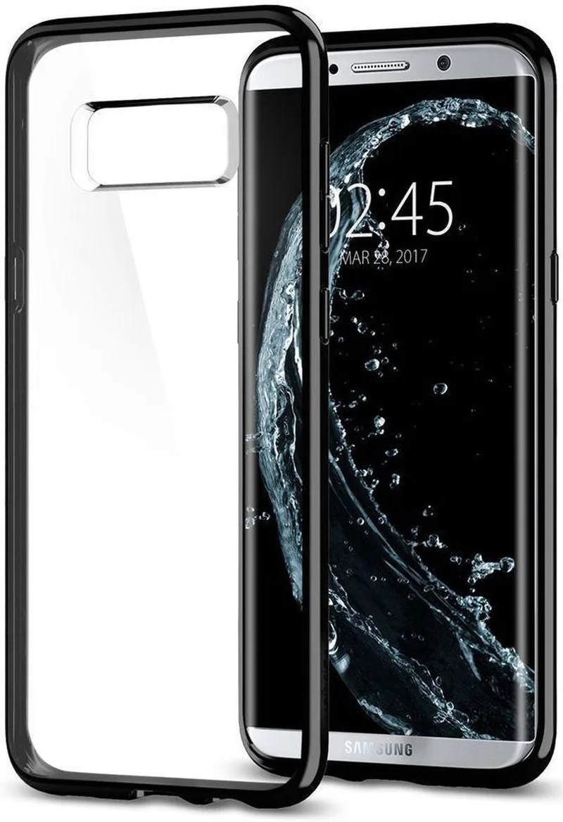 Ultra Hybrid Hoesje Samsung Galaxy S8 Plus de Spigen en Noir – photo produit