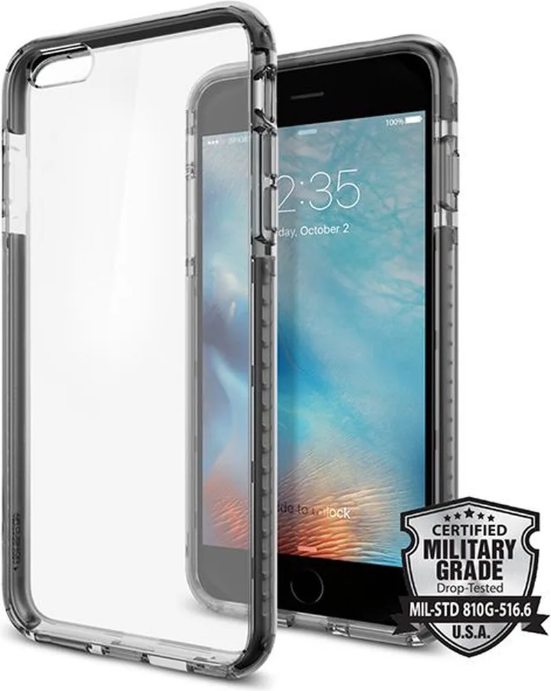 Ultra Hybrid Hoesje TECH iPhone 6s Plus Black by Spigen in Black – product photo