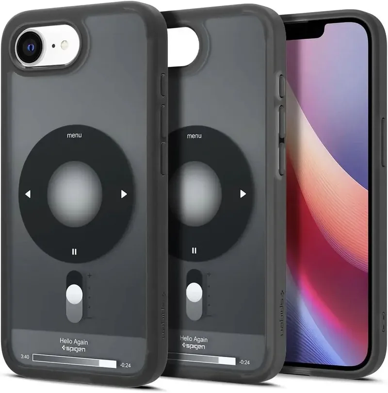 Ultra Hybrid MagFit - Hoesje Geschikt voor Apple iPhone 17e / 16e - Compatibel met MagSafe / Qi2 - Back Cover Classic de Spigen en Noir – photo produit