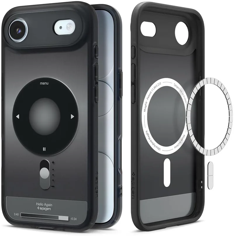 Ultra Hybrid MagFit - Hoesje Geschikt voor iPhone Air - Compatibel met MagSafe - Back Cover Classic by Spigen in Black – product photo