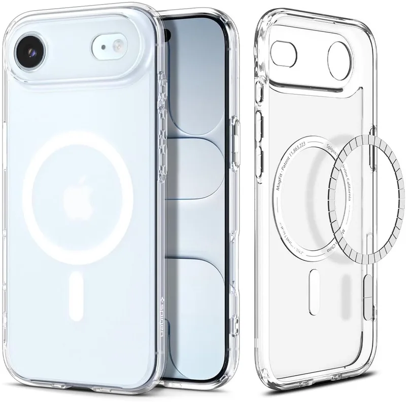 Ultra Hybrid MagFit - Hoesje Geschikt voor iPhone Air - Compatibel met MagSafe - Back Cover Frost från Spigen i Vit – produktbild