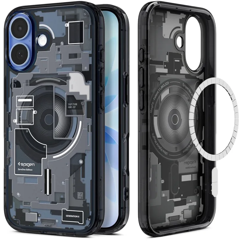 Ultra Hybrid Magsafe-Hoesje Voor Iphone 17 Zero One Bescherming från Spigen i Svart – produktbild