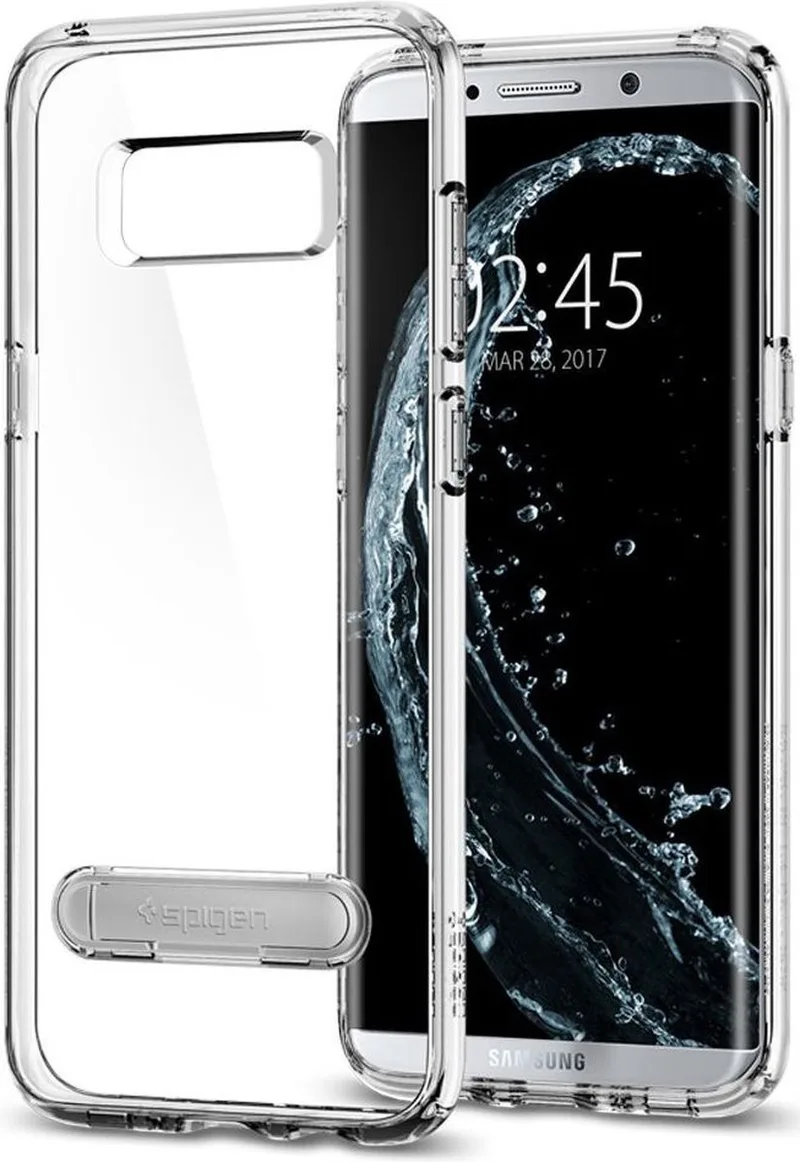 Ultra Hybrid S Case Samsung Galaxy S8 Plus de Spigen en Transparent – photo produit
