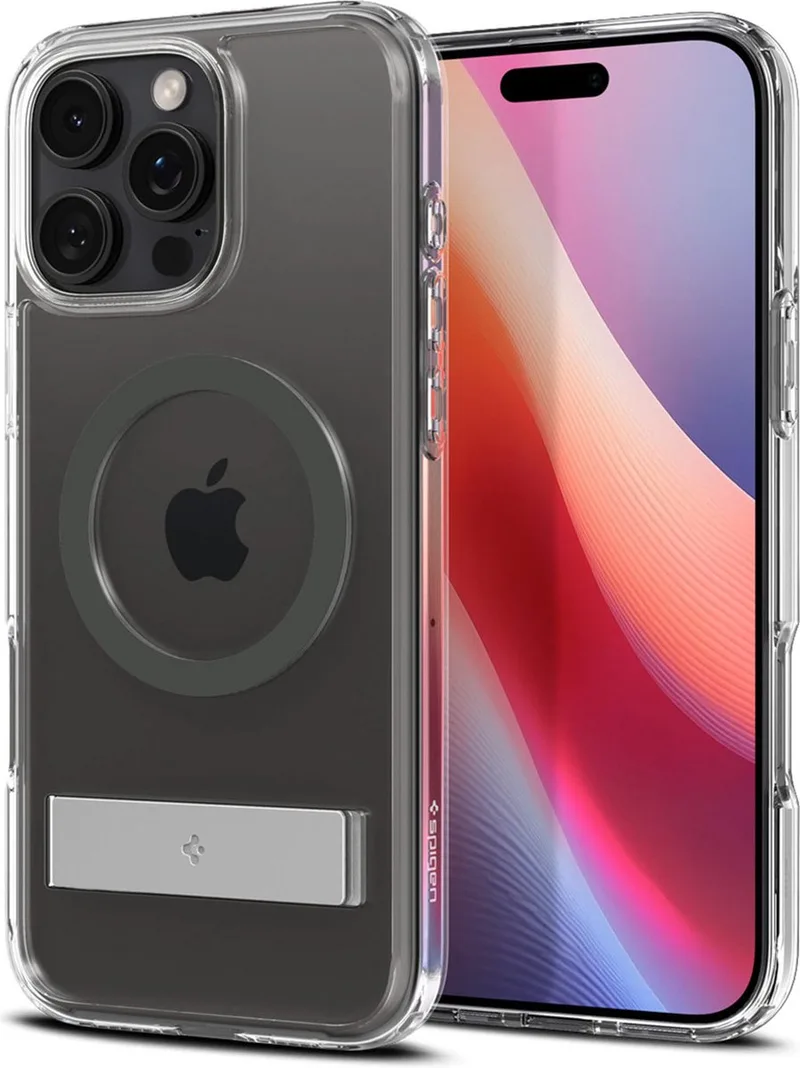 Ultra Hybrid S geschikt voor MagSafe geschikt voor iPhone 16 Pro Max - Graphite by Spigen in Black – product photo