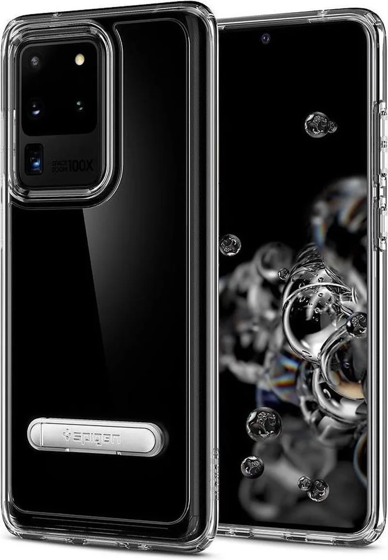 Ultra Hybrid S Samsung Galaxy S20 Ultra Hoesje by Spigen in Transparent – product photo