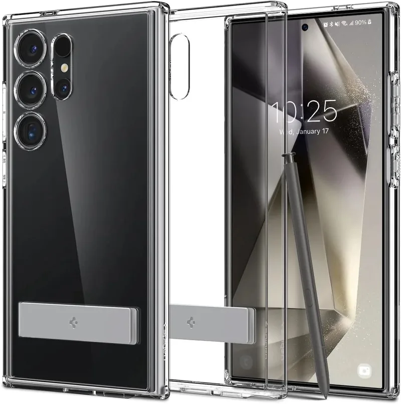 Ultra Hybrid S Samsung Galaxy S24 Ultra Hoesje by Spigen in Transparent – product photo