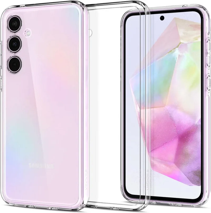 Ultra Hybrid Samsung Galaxy A35 Hoesje Back Cover by Spigen in Transparent – product photo
