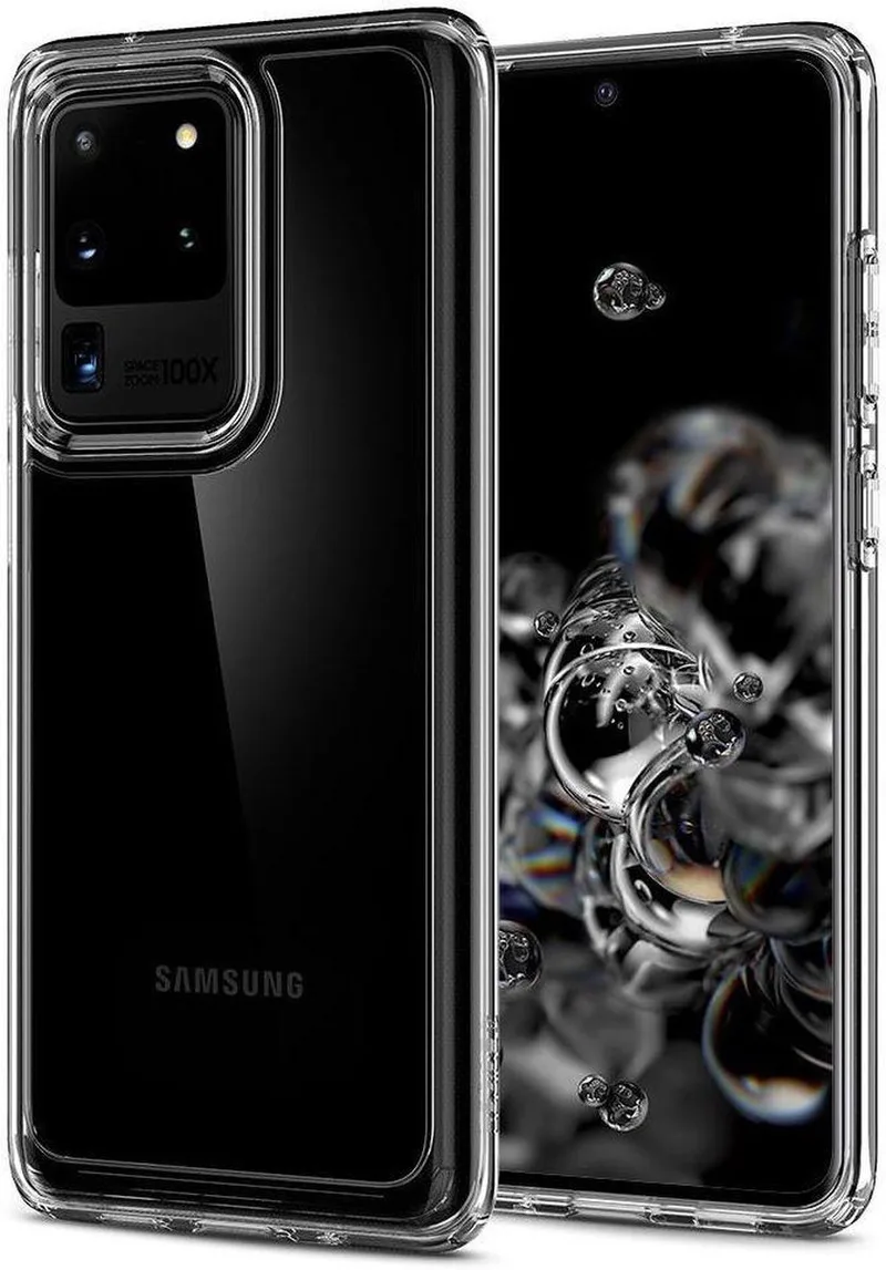 Ultra Hybrid Samsung Galaxy S20 Ultra Hoesje by Spigen in Transparent – product photo