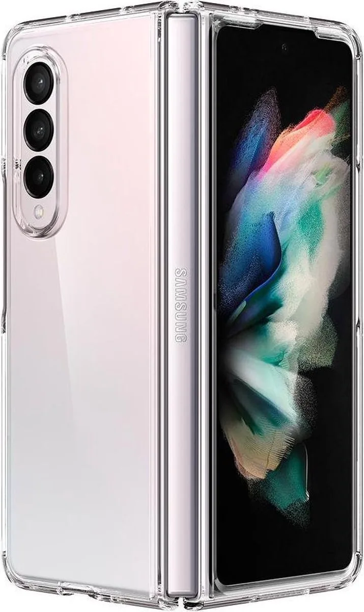 Ultra Hybrid Samsung Galaxy Z Fold 3 Hoesje de Spigen en Transparent – photo produit