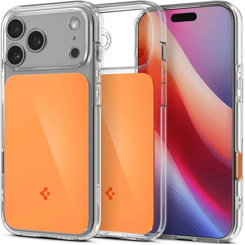 Ultra Hybrid T MagFit Hoesje Geschikt voor Apple iPhone 17 Pro Max - Back Cover Compatibel met MagSafe / Qi2 - Matte by Spigen in Orange – product photo