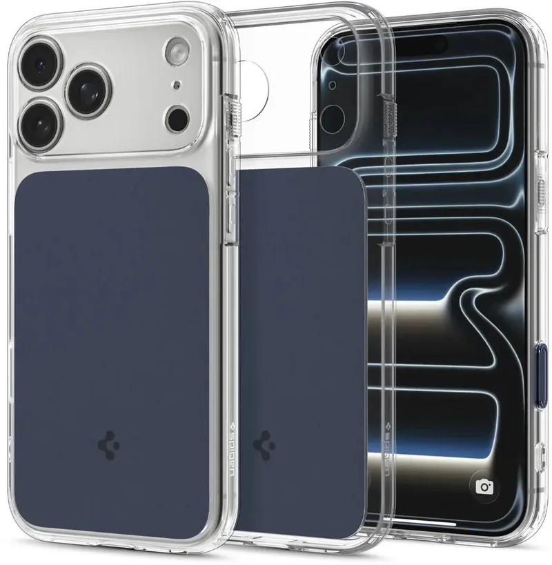 Ultra Hybrid T MagFit Hoesje Geschikt voor Apple iPhone 18 Pro / 17 Pro - Back Cover Compatibel met MagSafe / Qi2 by Spigen in Blue – product photo