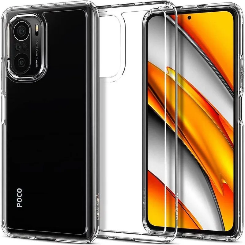 Ultra Hybrid Xiaomi Poco F3 / Mi 11 Hoesje von Spigen in Transparent – Produktfoto