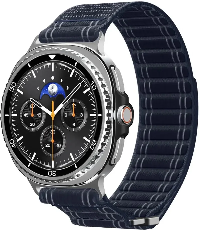 WBF0 Bandje Geschikt voor Samsung Galaxy Watch 9 / 8 46/44/40MM van Spigen in Blauw – productfoto