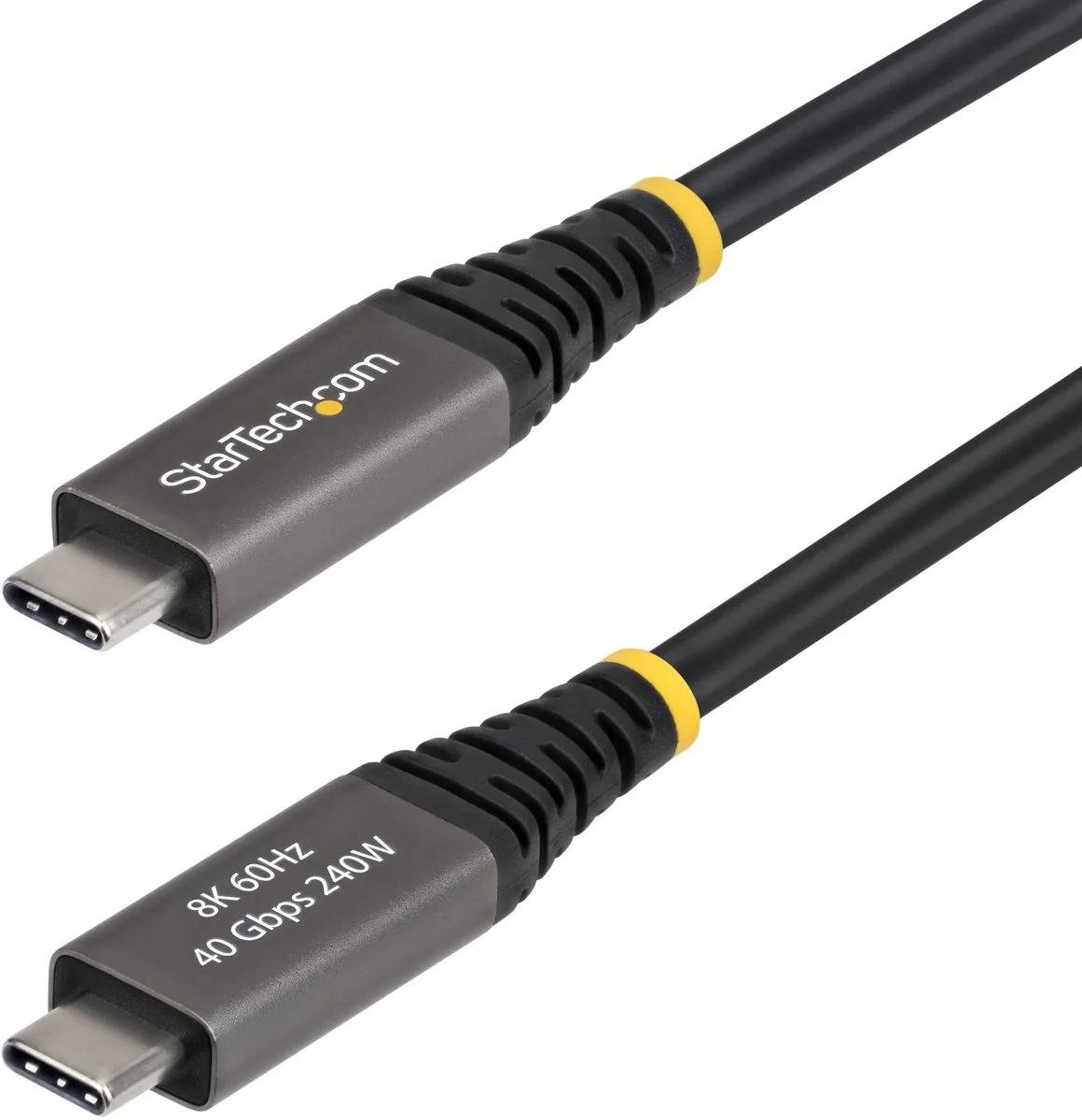 USB-C cable - 24 pin USB-C to 24 pin USB-C von StarTech.com in Schwarz – Produktfoto