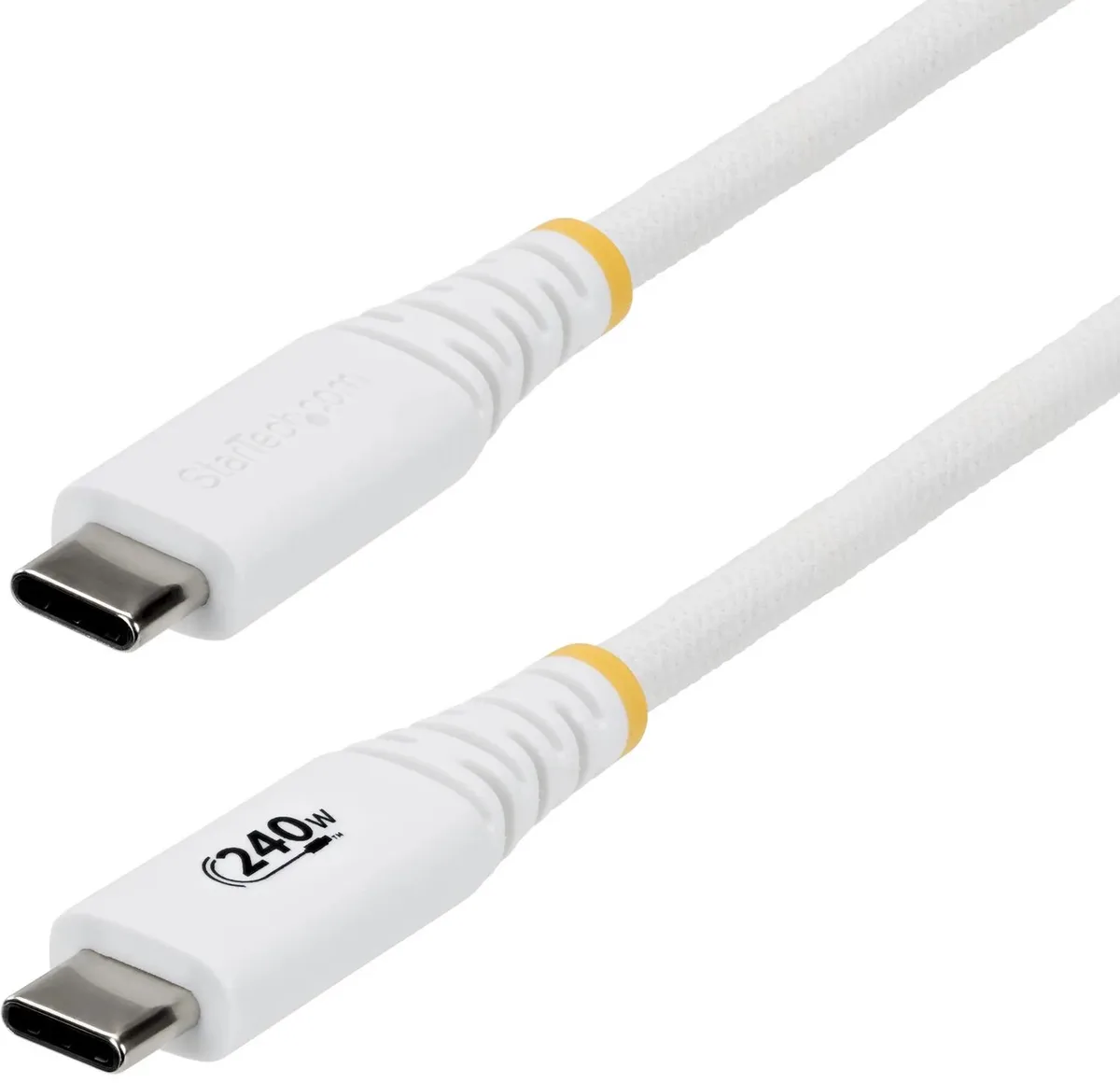 STARTECH 2m 6ft USB-C Charging Cable von StarTech.com in Weiß – Produktfoto
