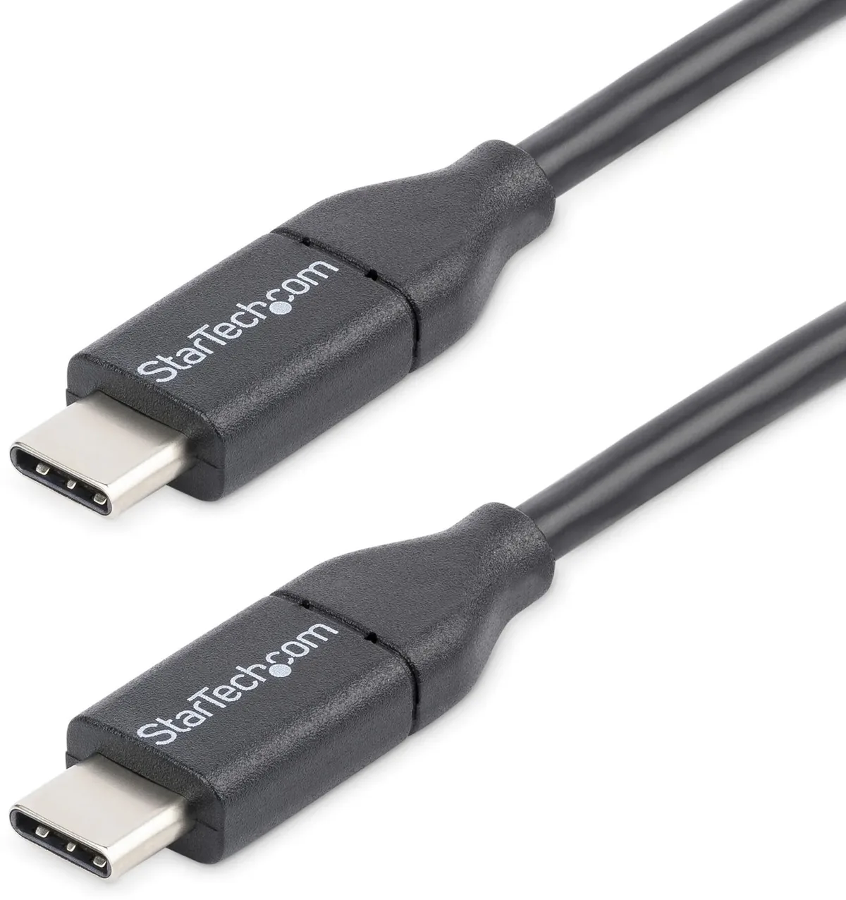 StarTech.com 50cm USB-C Laadkabel, Charge & Sync, 60W (3A) PD, USB 2.0, Laptop Type C Laadkabel - Zwarte USB-C Oplaadkabel van StarTech.com in Zwart – productfoto