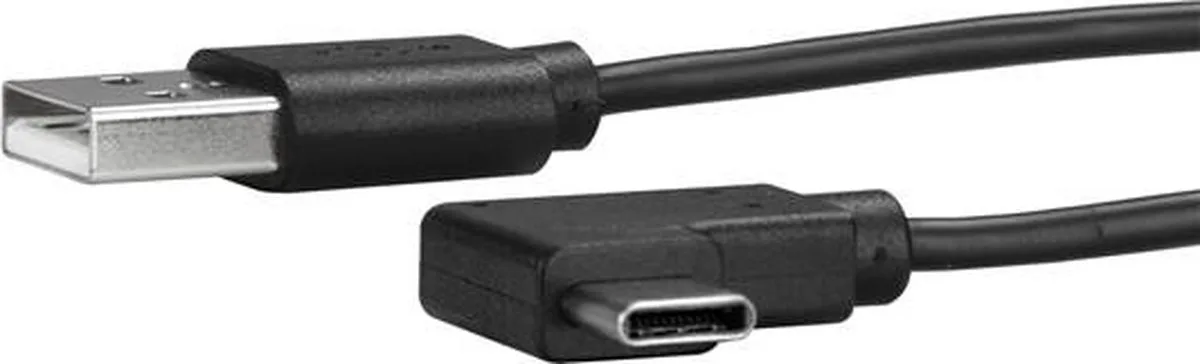 USB A to USB C Cable Startech USB2AC1MR Black von StarTech.com in Schwarz – Produktfoto