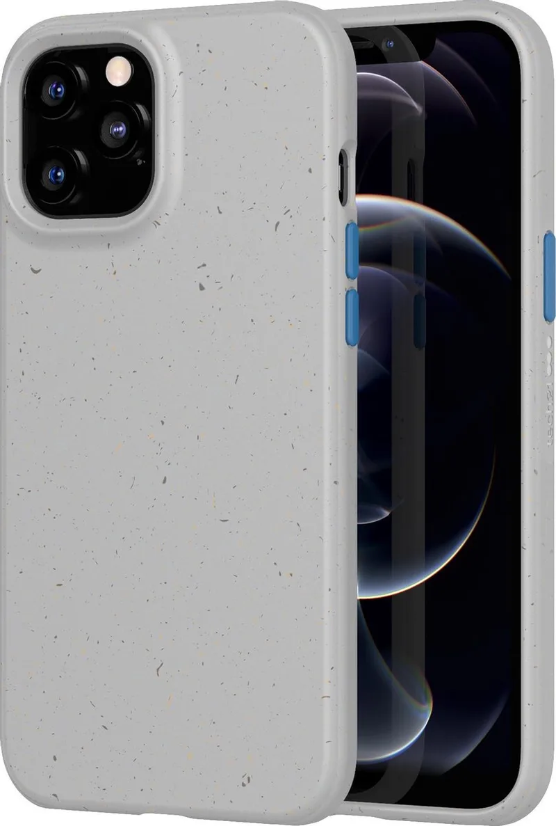 Eco Slim hoesje voor iPhone 12 Pro Max - Mushroom Grey by Tech21 in Grey – product photo