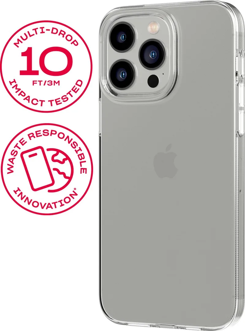 Evo Lite Clear hoesje voor iPhone 14 Pro Max - Semi-transparant von Tech21 in Semi-Transparent – Produktfoto