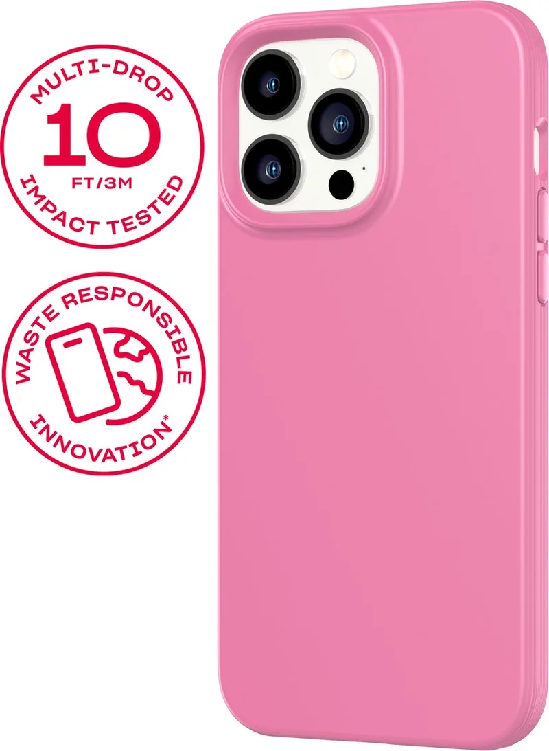 Evo Lite - iPhone 14 Pro Max hoesje - Schokbestendig flexibel telefoonhoesje - 3 meter valbestendig by Tech21 in Fuchsia – product photo