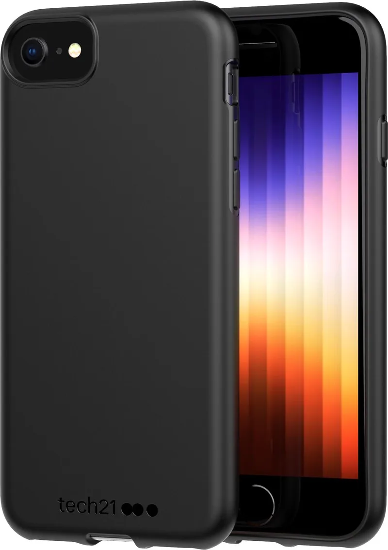 Evo Lite - Telefoonhoesje iPhone 7/8/SE2020/SE2022 - 3 meter valbestendig - Schokbestendig by Tech21 in Black – product photo