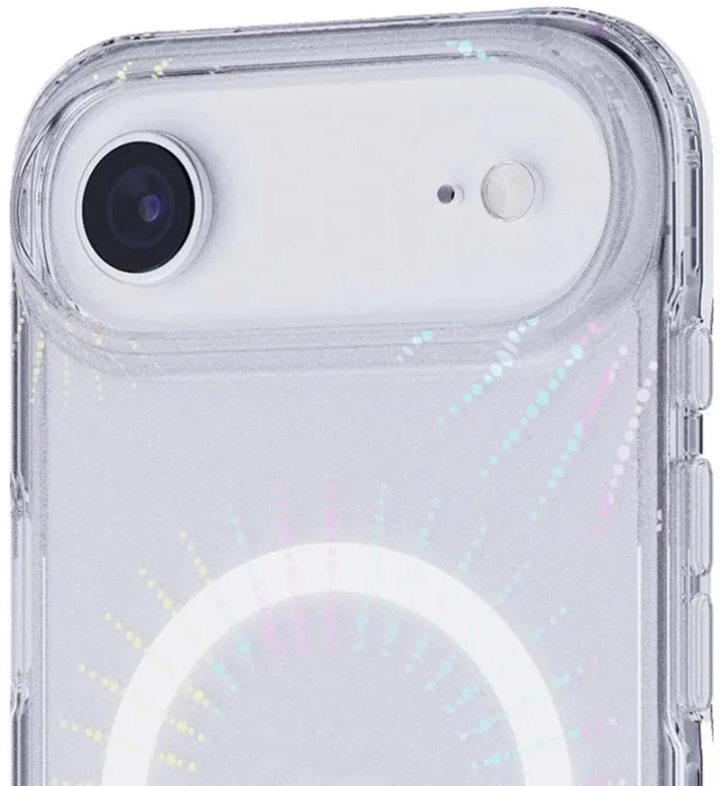Hoesje geschikt voor iPhone Air - Lunar EvoSparkle MagSafe & Anti-Shock by Tech21 in Transparent – product photo