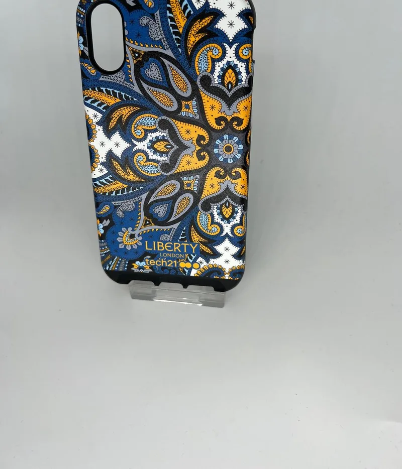 Liberty London Evoluxe Marham Iphone xs Backcover by Tech21 in Blue – product photo